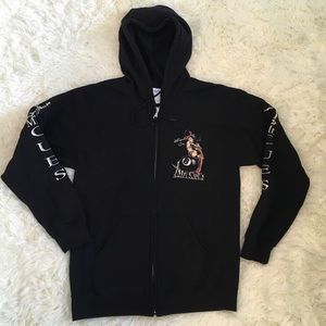 Mr. Cue’s Billiards Zip Front Jacket Hoodie Medium
